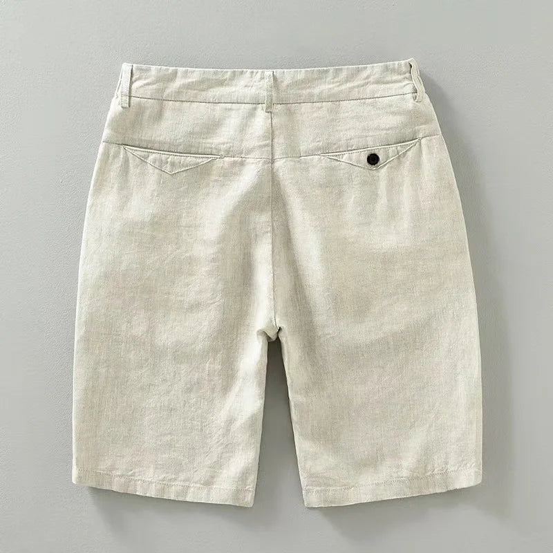 Pantalones cortos de verano de lino elegantes