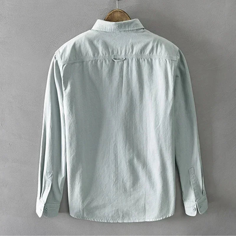 Elegante camisa de algodón