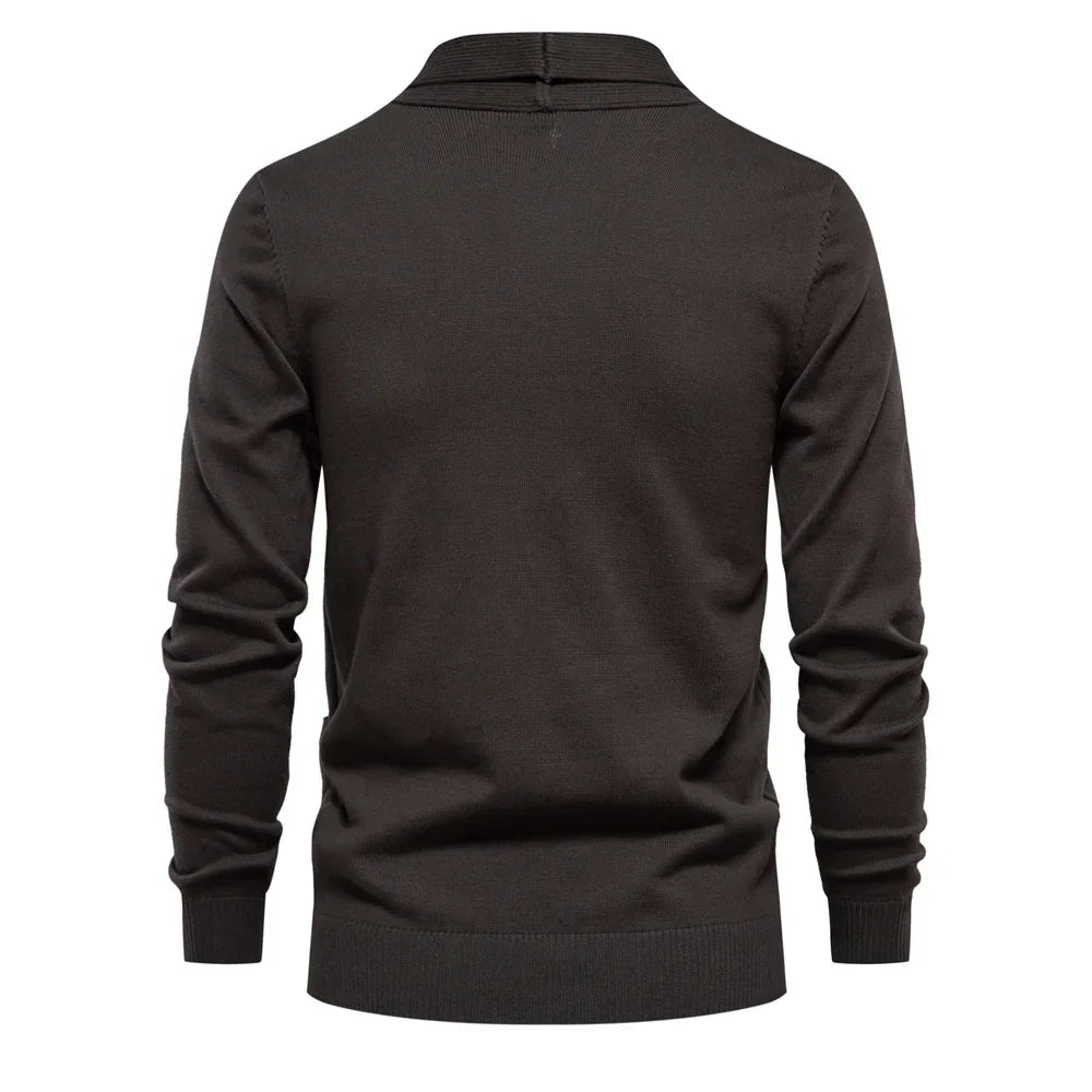 Elegante cárdigan para hombre