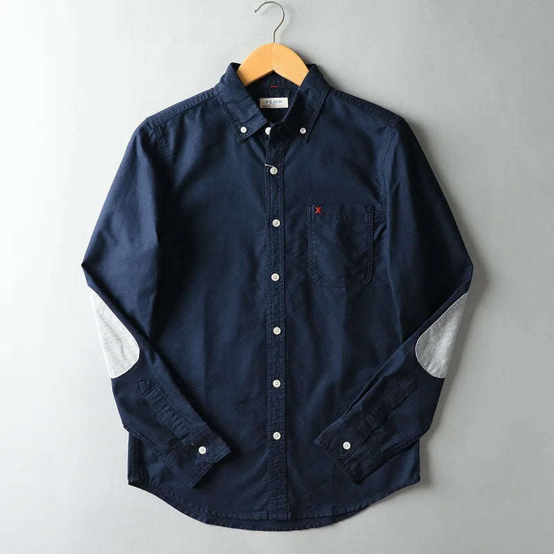 Camisa elegante de algodón Oxford
