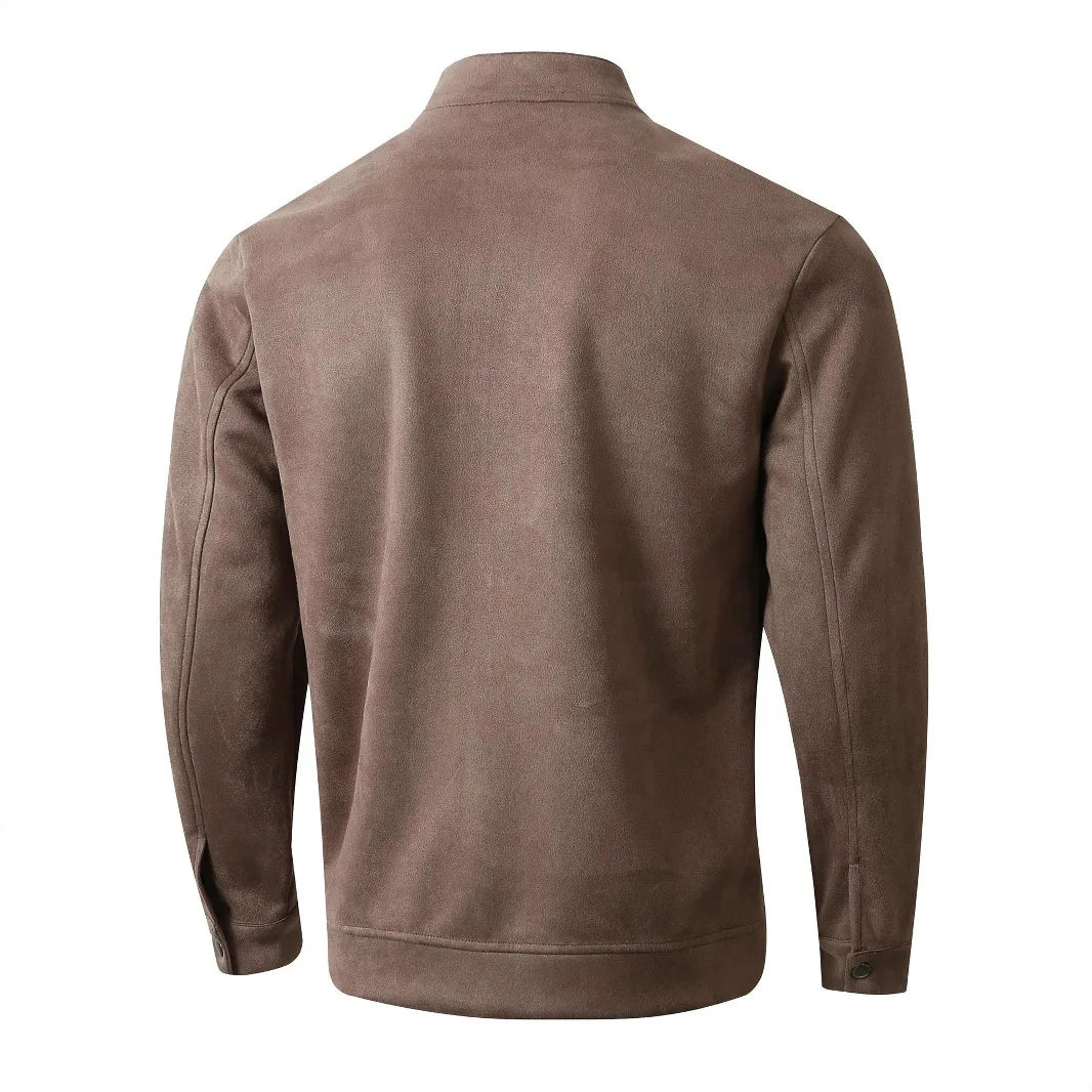 Elegante chaqueta con cremallera