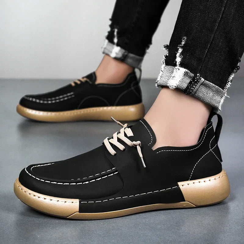 Zapatillas clásicas de piel italiana