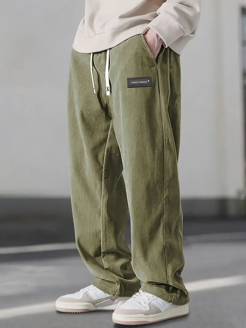 Pantalones informales de pana