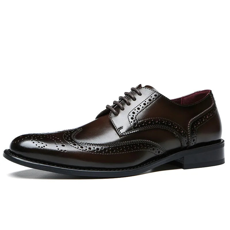 Zapatos Oxford de piel de primera calidad