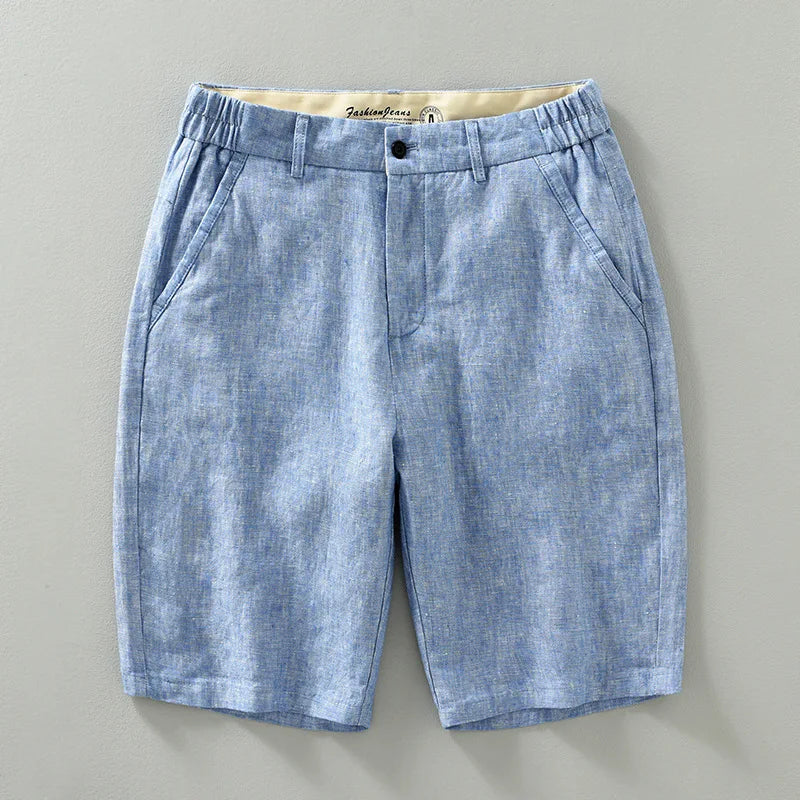 Pantalones cortos de lino de alta calidad