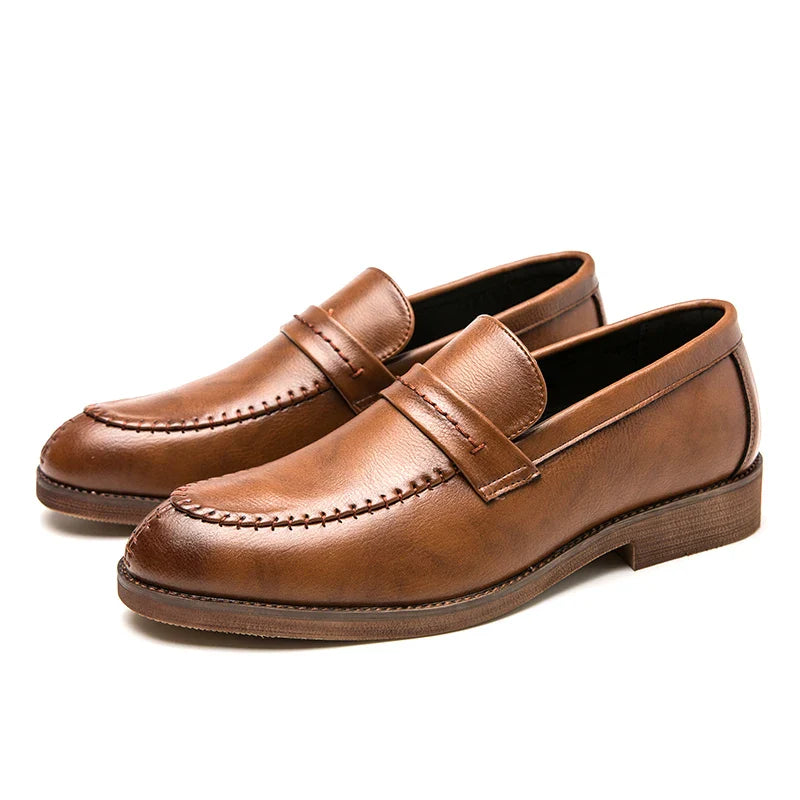 Mocasines de piel