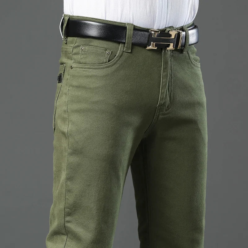 Elegantes vaqueros de algodón