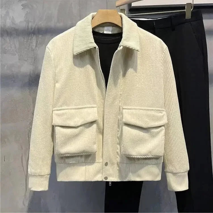 Elegante chaqueta de pana