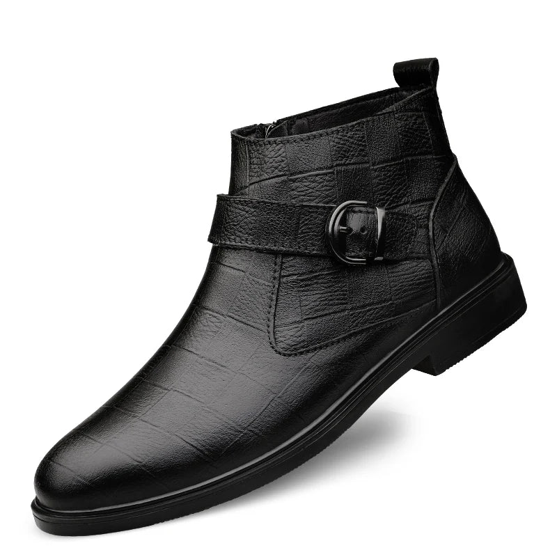 Botas de cuero genuino
