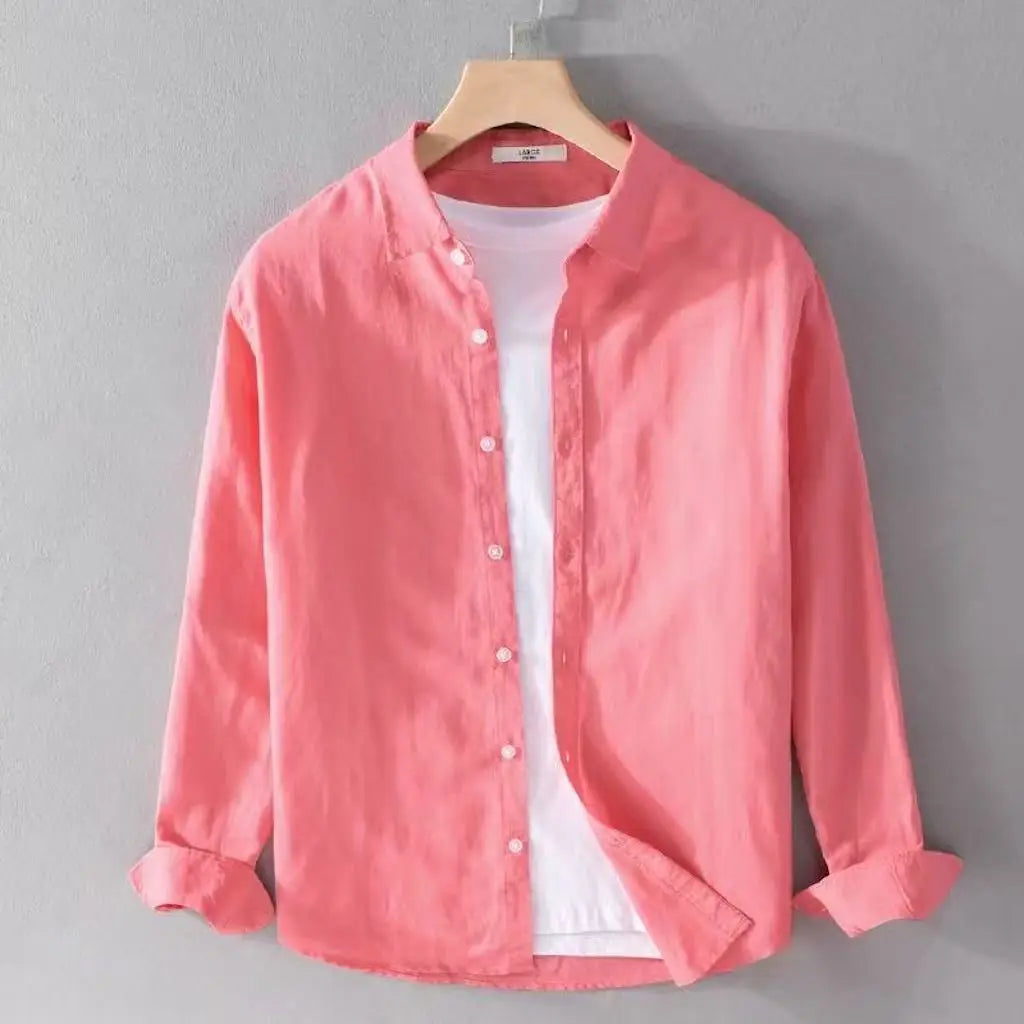 Elegante camisa de algodón