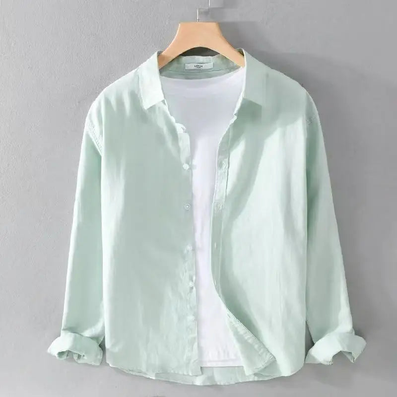 Elegante camisa de algodón