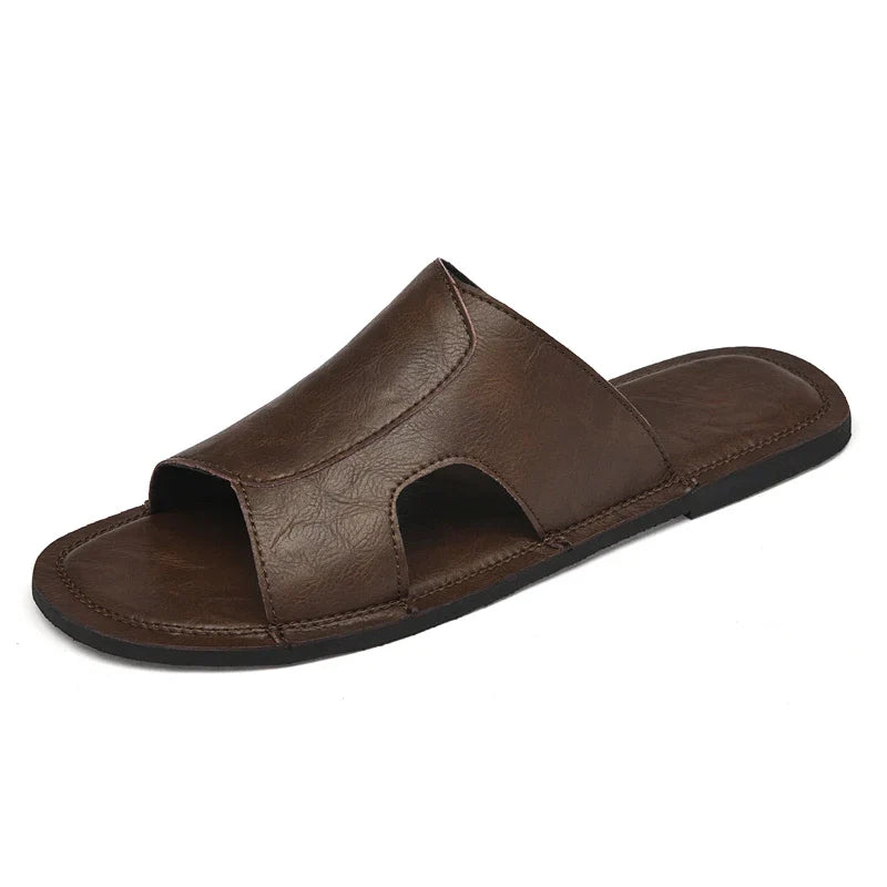Zapatillas de cuero elegantes para hombre