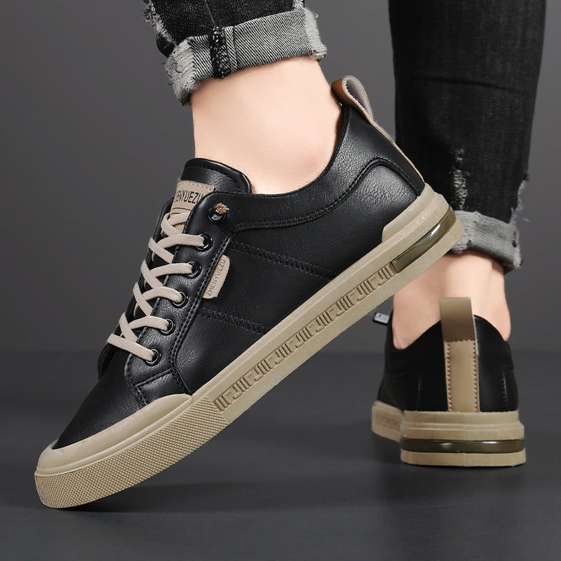 Elegantes zapatillas de piel