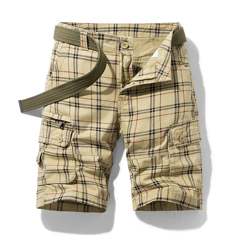 Pantalones cortos cargo elegantes de algodón