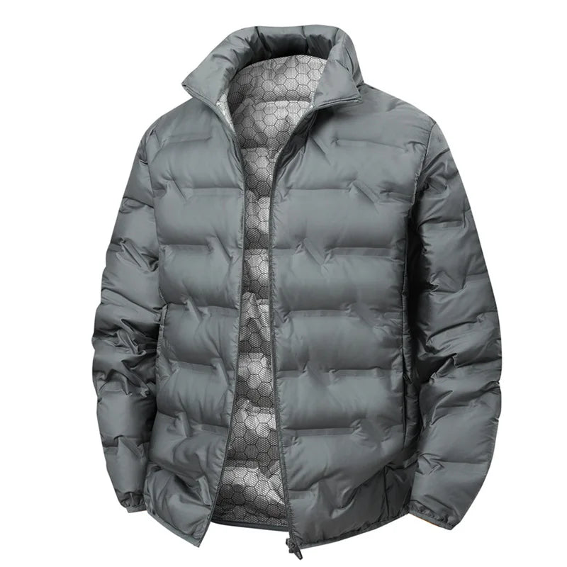 Elegante chaqueta cortaviento