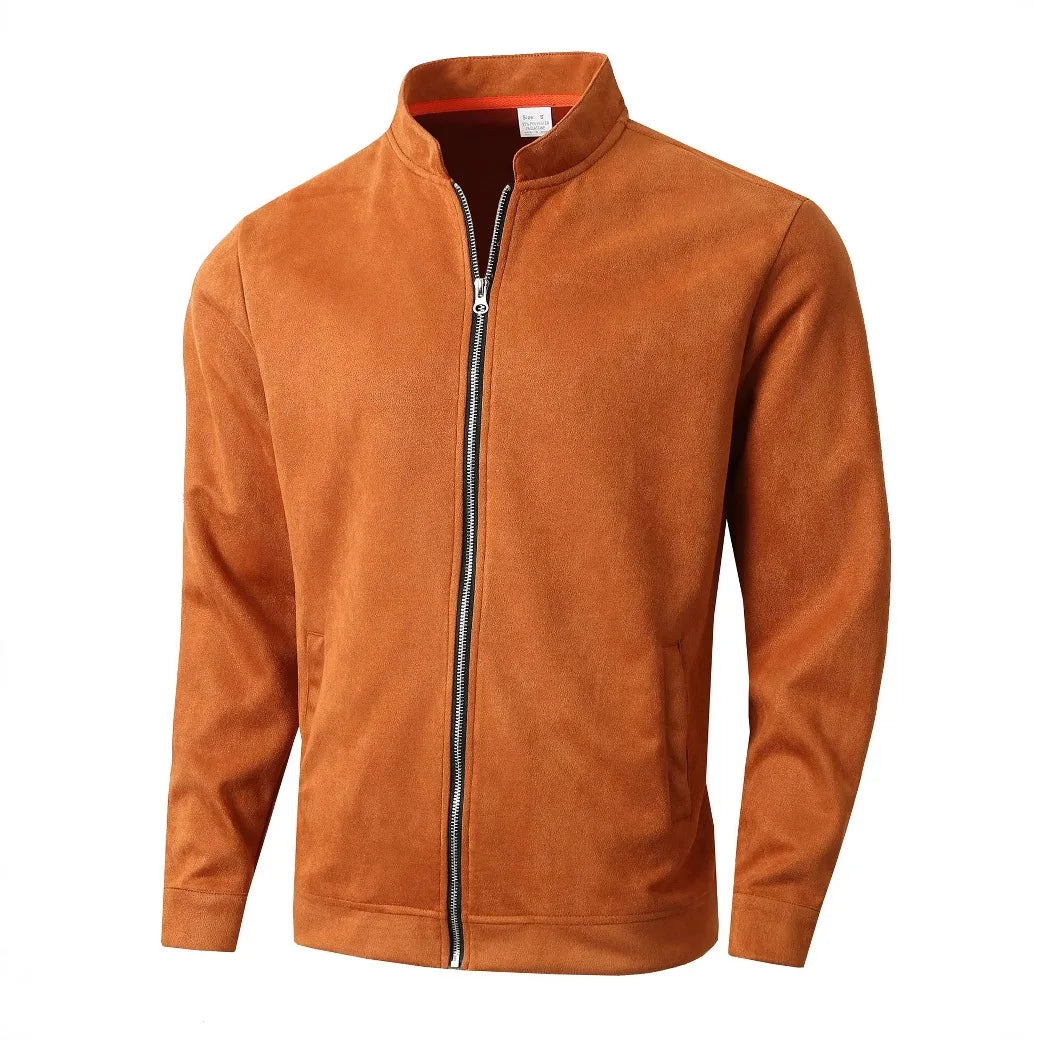 Elegante chaqueta con cremallera