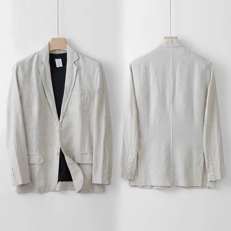 Elegante chaqueta de lino