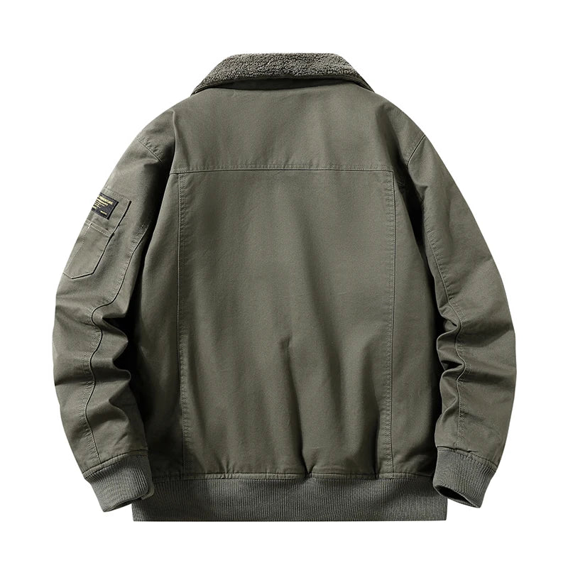 Chaqueta de algodón con forro polar
