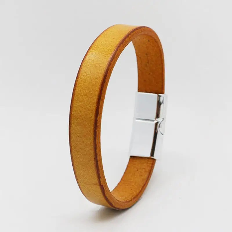 Pulsera de cuero para hombre