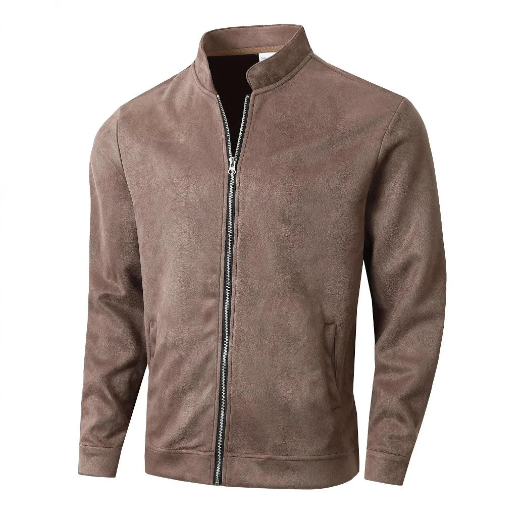 Elegante chaqueta con cremallera