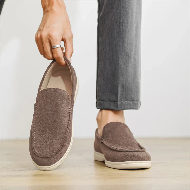 Mocasines casuales de ante