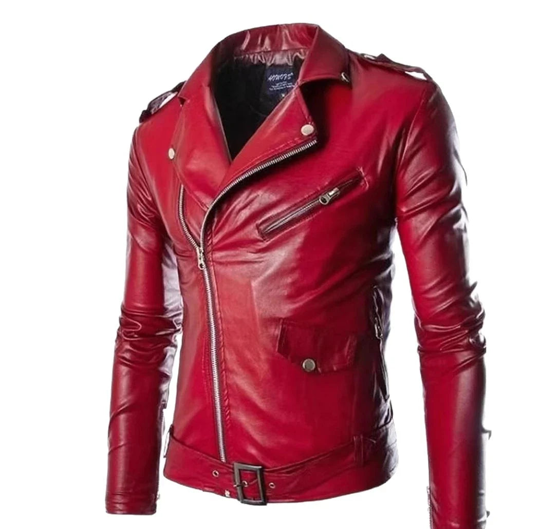 Chaqueta de cuero Premium