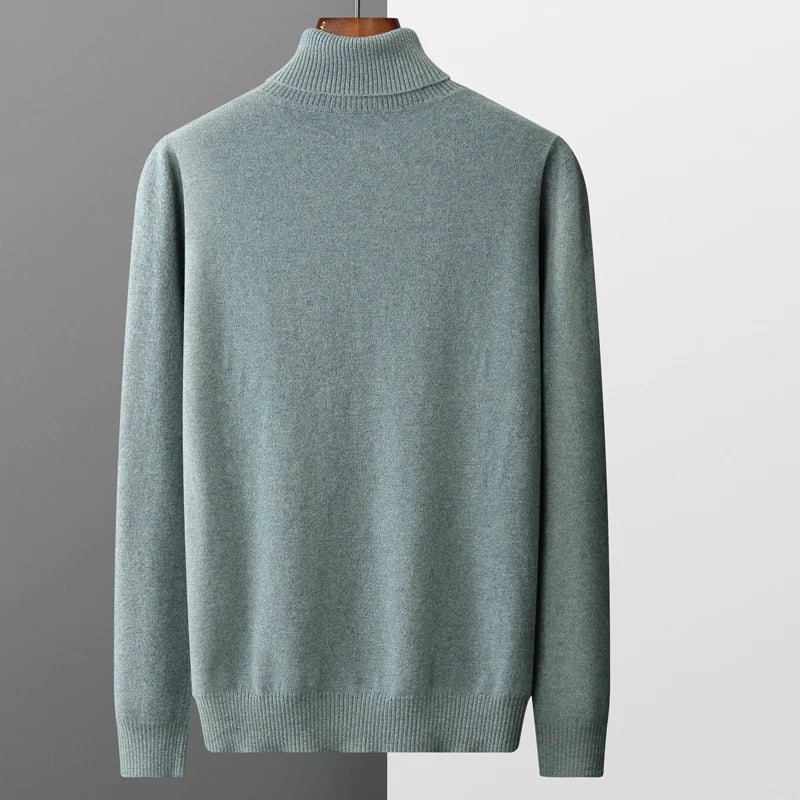 Jersey de cuello alto de lana Genève