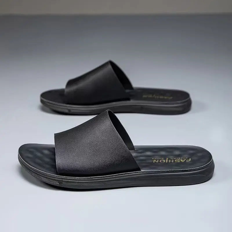 Elegantes sandalias de piel