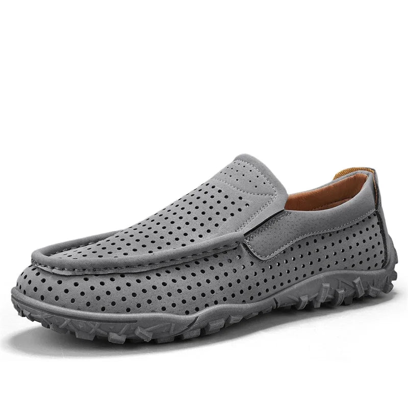 Elegantes mocasines transpirables