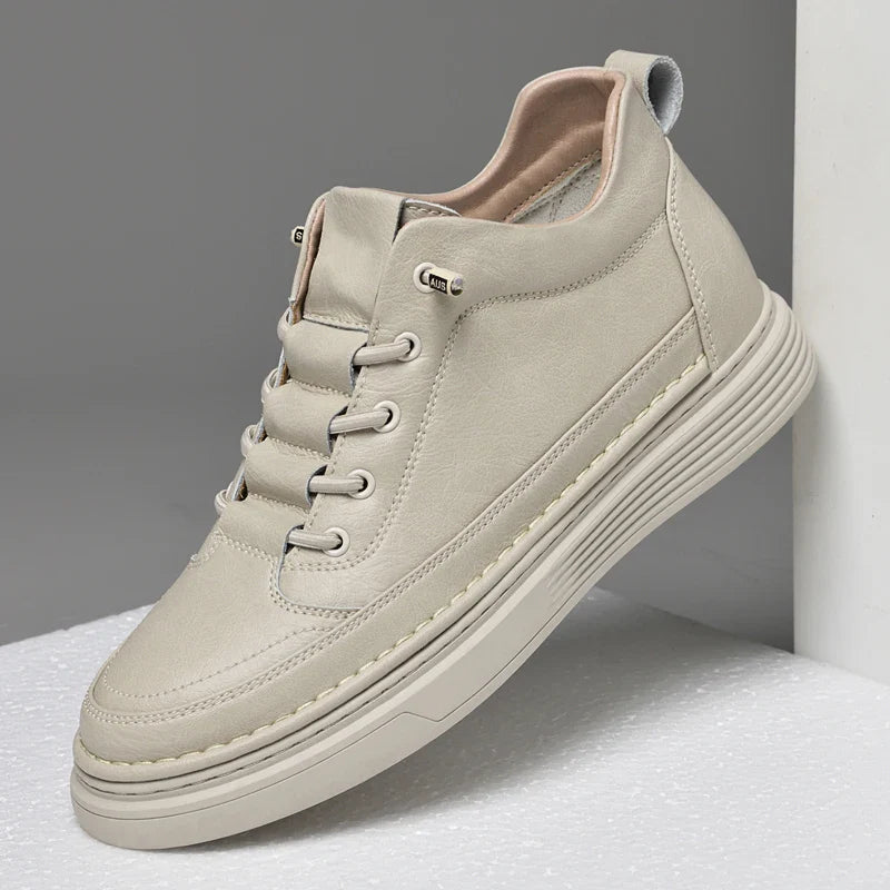 Zapatos Oxford elegantes de cuero alto