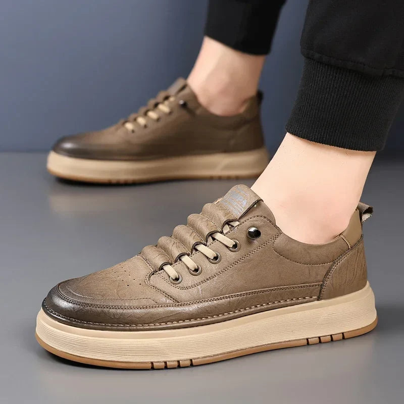 Elegantes zapatos de piel