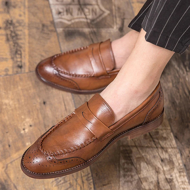 Mocasines de piel Chic