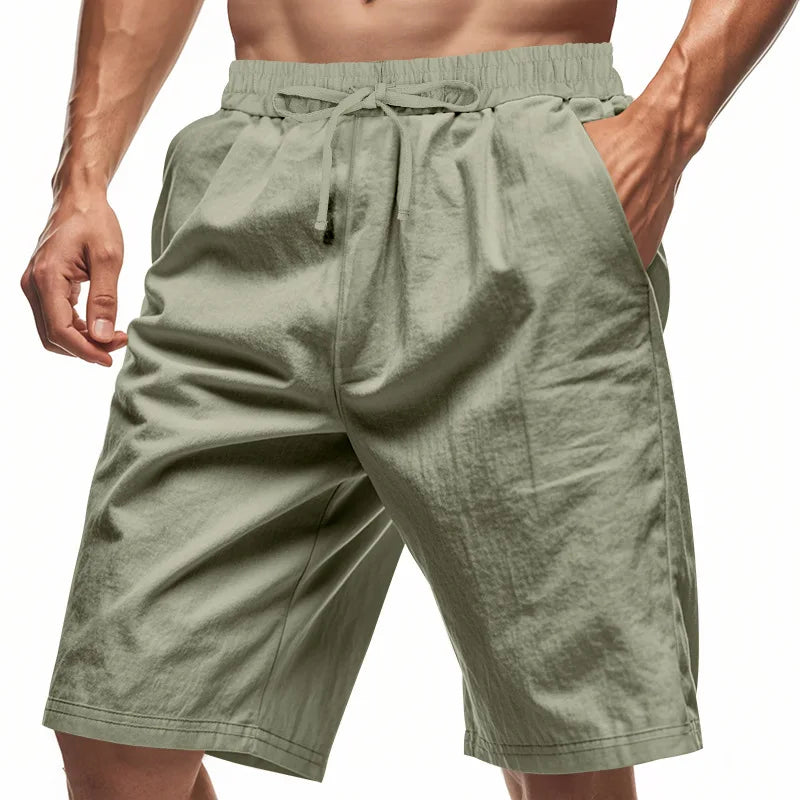 Pantalones cortos de verano de lino elegantes