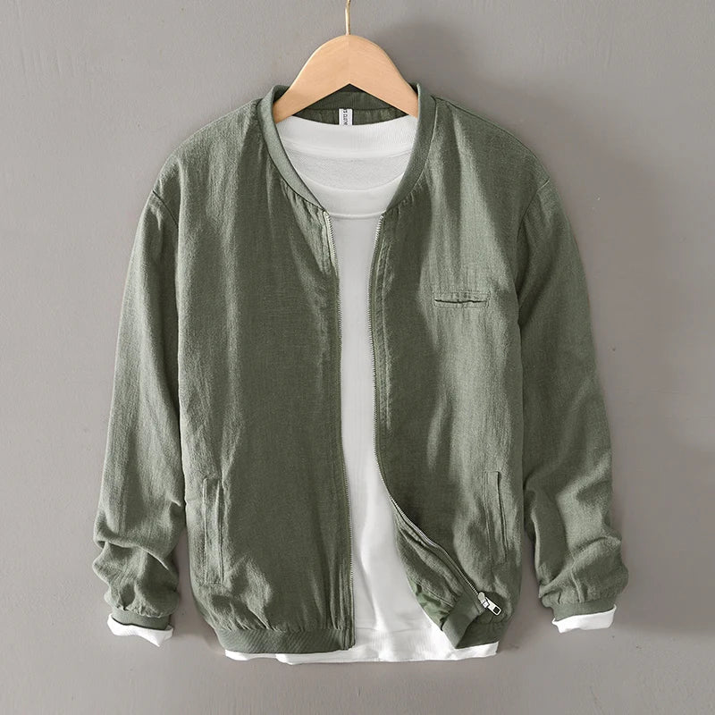 Chaqueta de lino italiano