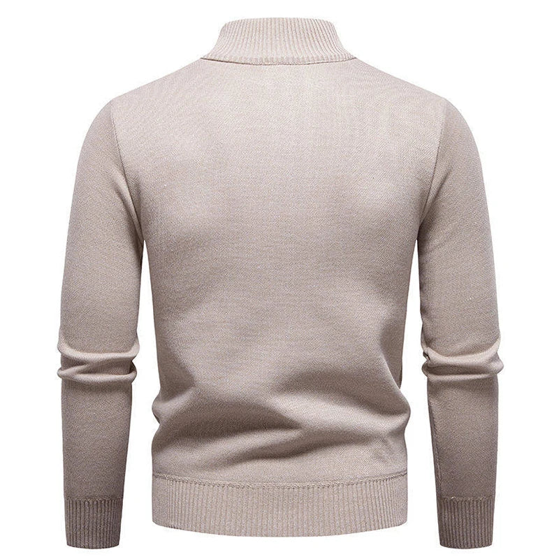 Jersey vintage de punto con cremallera
