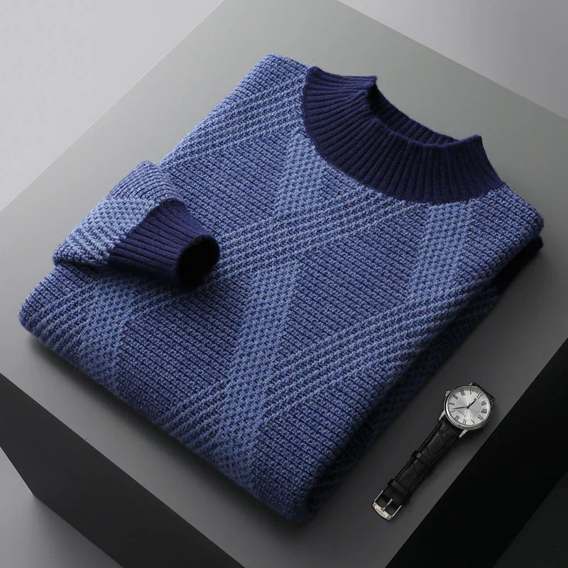 Jersey de cachemira con cuello alto Cuzco