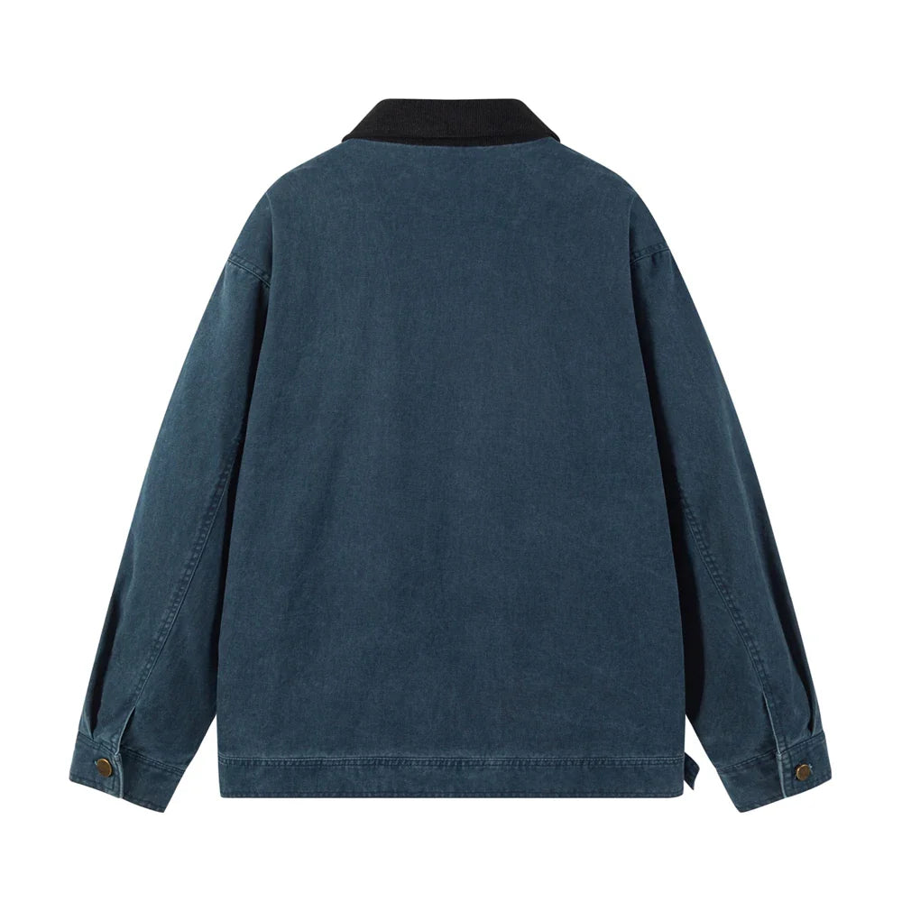 Elegante chaqueta vaquera de algodón