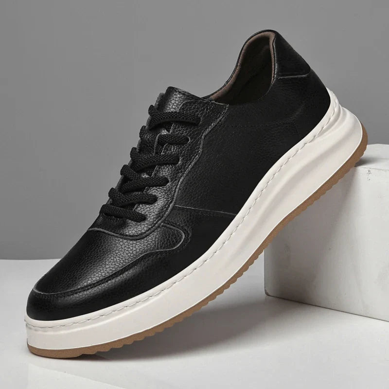 Cómodos zapatos de piel
