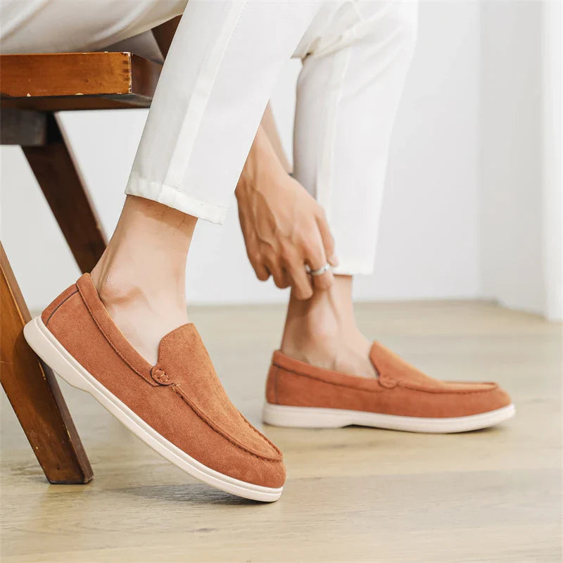 Mocasines casuales de ante