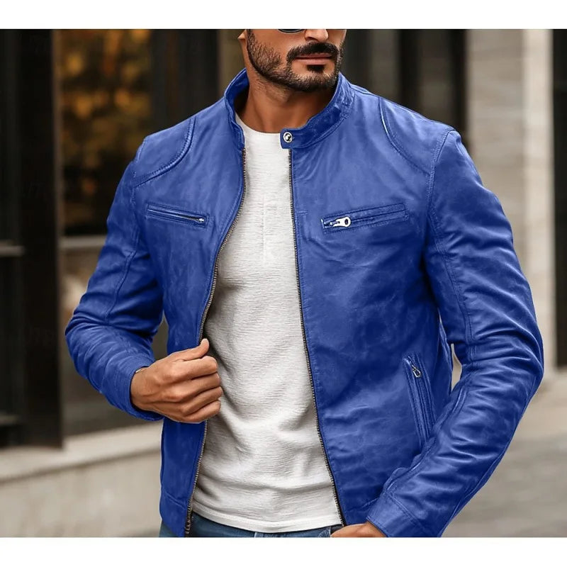 Chaqueta de cuero Premium
