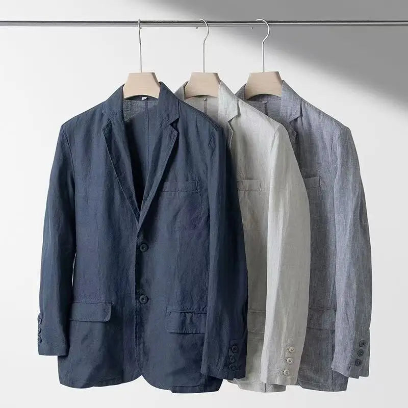 Elegante chaqueta de lino