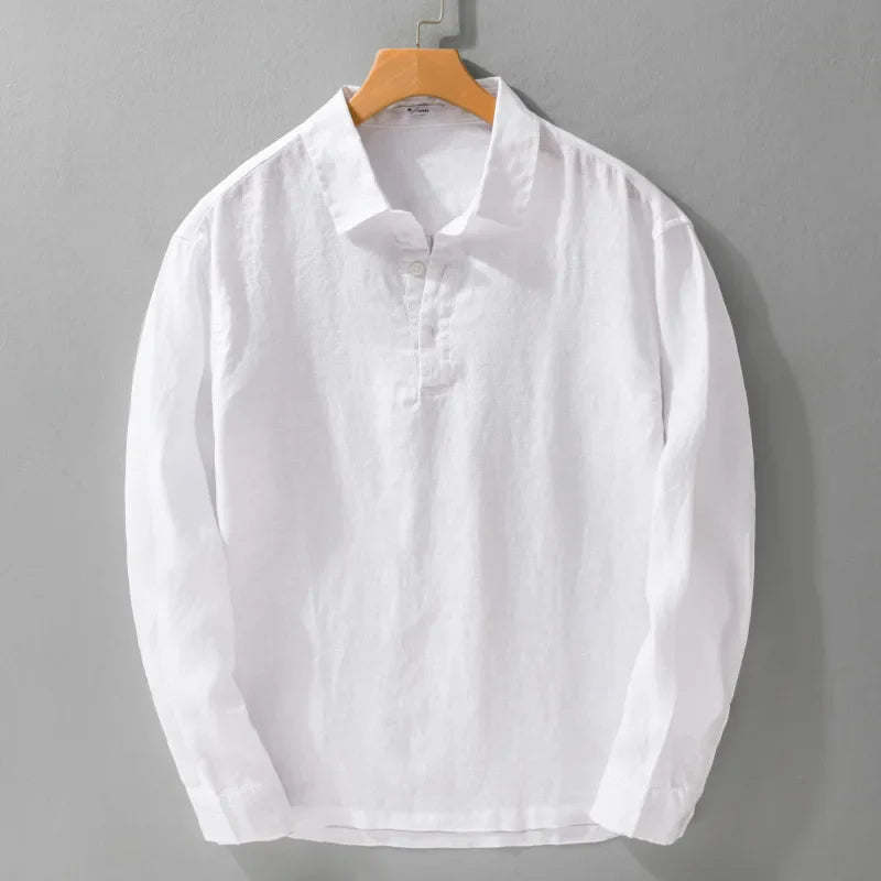 Elegante camisa de lino