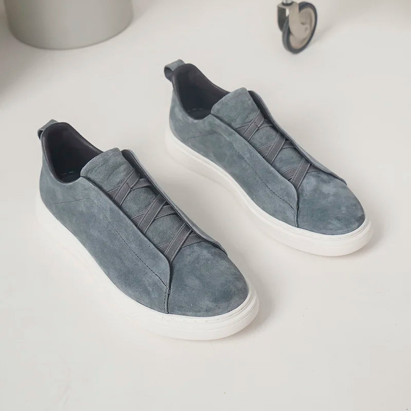 Elegantes zapatos de piel para hombre