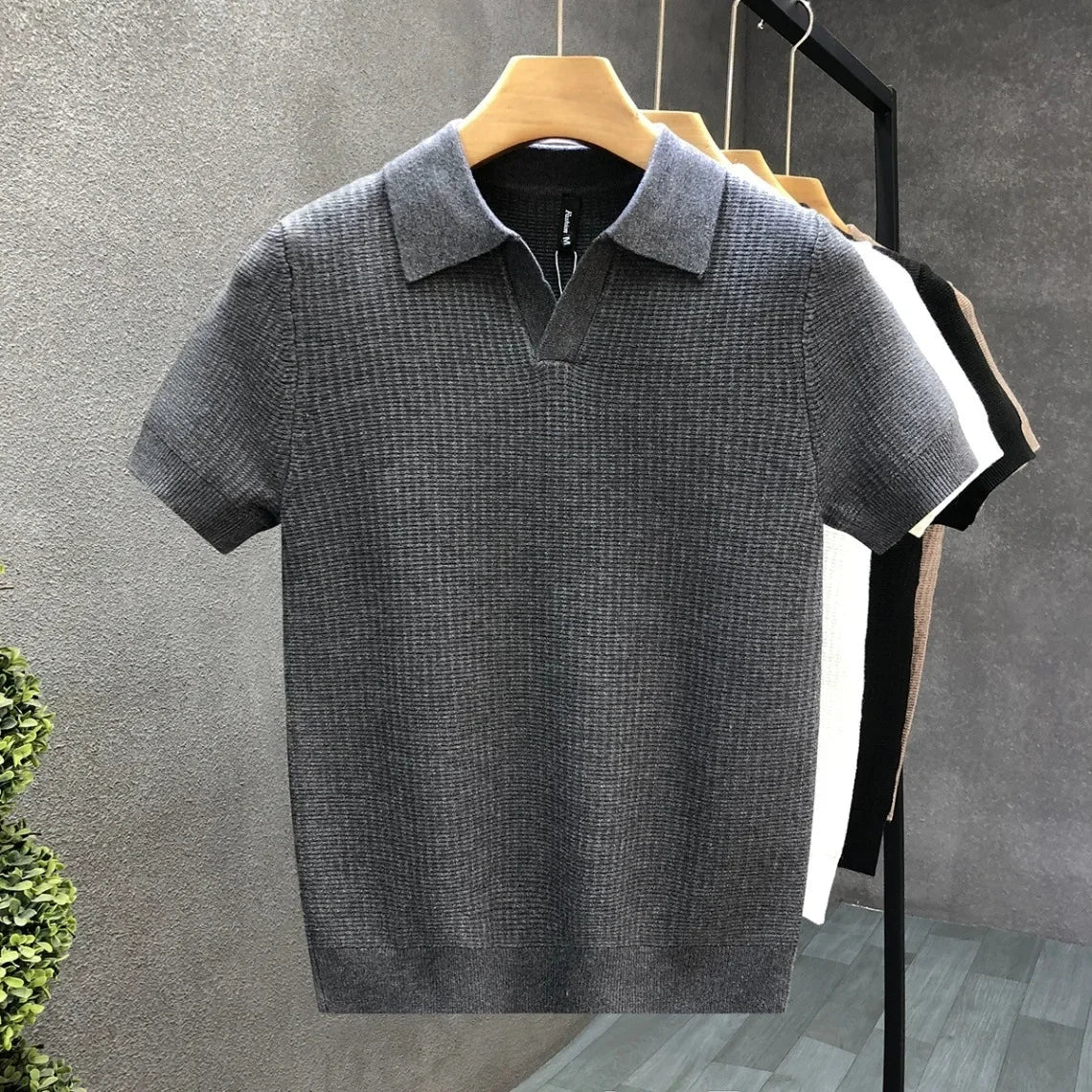 Polo de punto transpirable