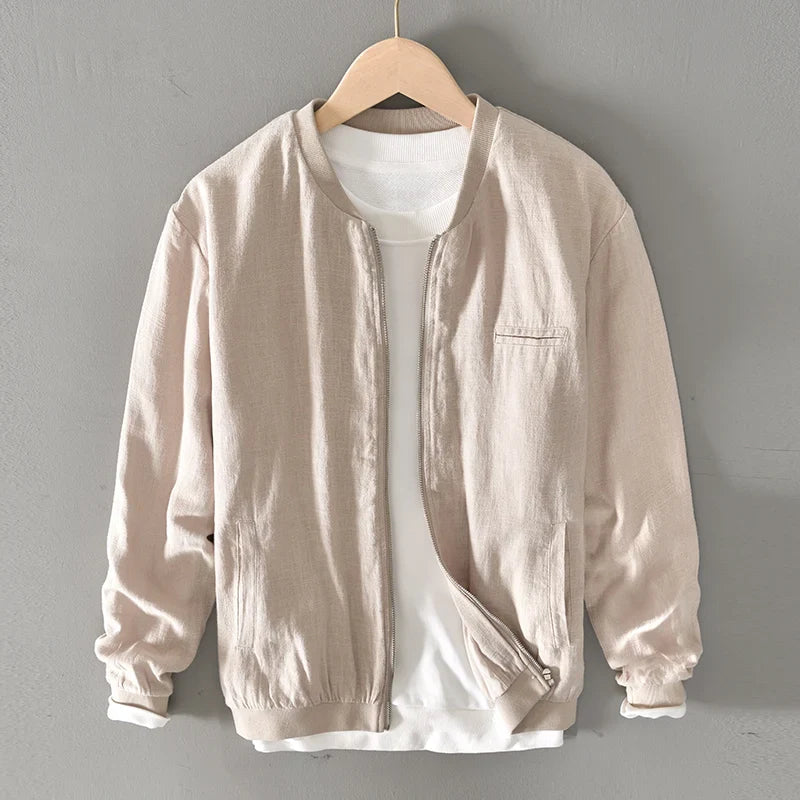 Chaqueta de lino italiano