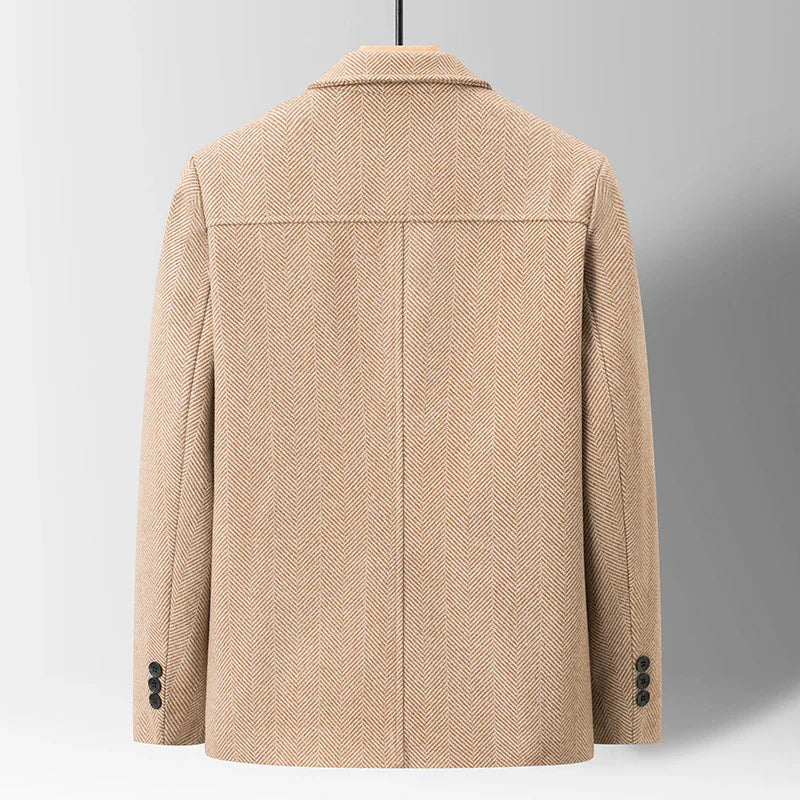 Elegante chaqueta de lana