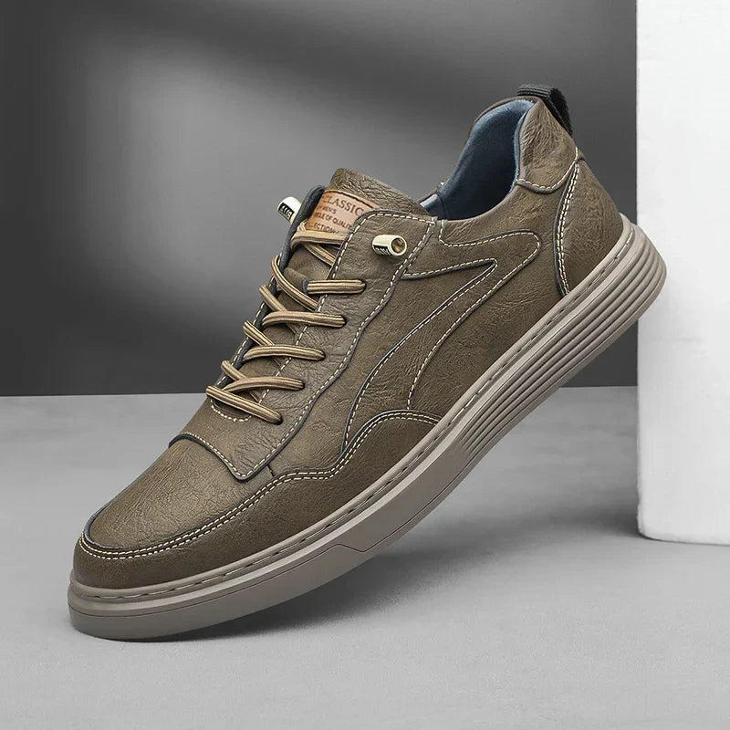 Elegantes zapatos de piel