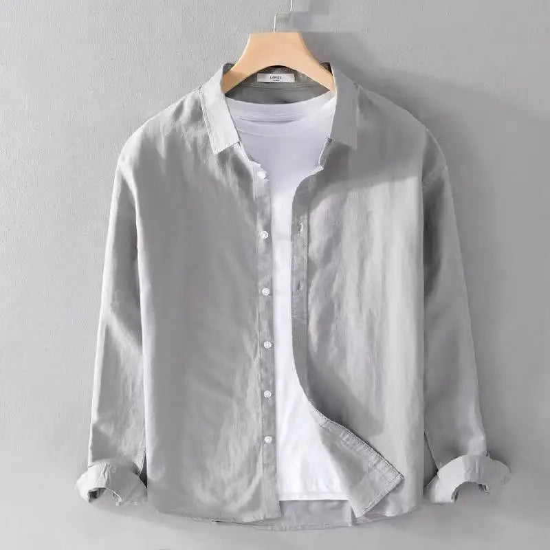 Elegante camisa de algodón