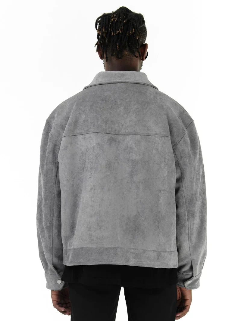 Chaqueta informal de ante