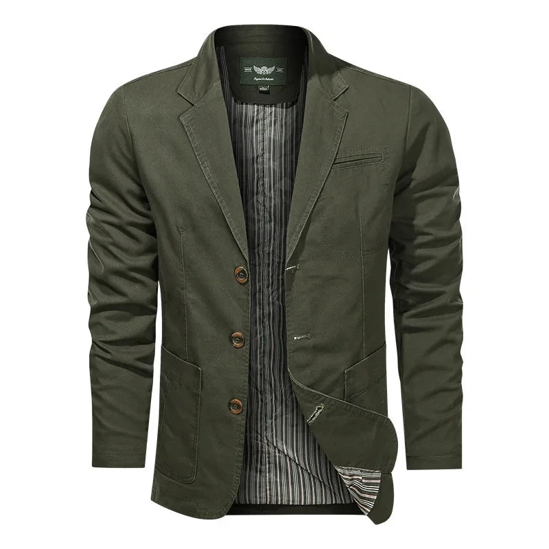 Blazer de algodón chic